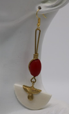 Handmade long dangling Bone