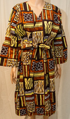 African print robe Comes with a belt too.