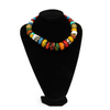 African Multicolored Trade Beads Necklace for Women