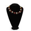 African Multicolored Trade Beads Necklace for Women