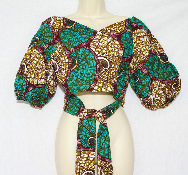 African Print Blouse 34