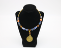 Elegant Beaded Brass necklace